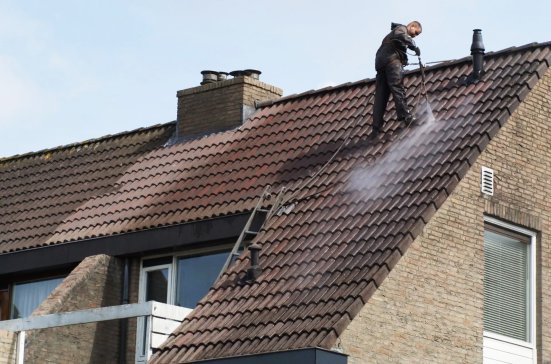 Dakreiniging in actie