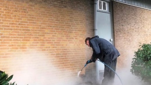 Gevelreiniging stoomcleanen