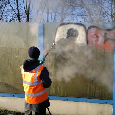 Graffiti en verf verwijderen