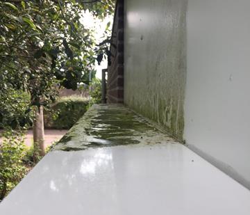 voor en na schoonmaken kozijn voor en na schoonmaken kozijn